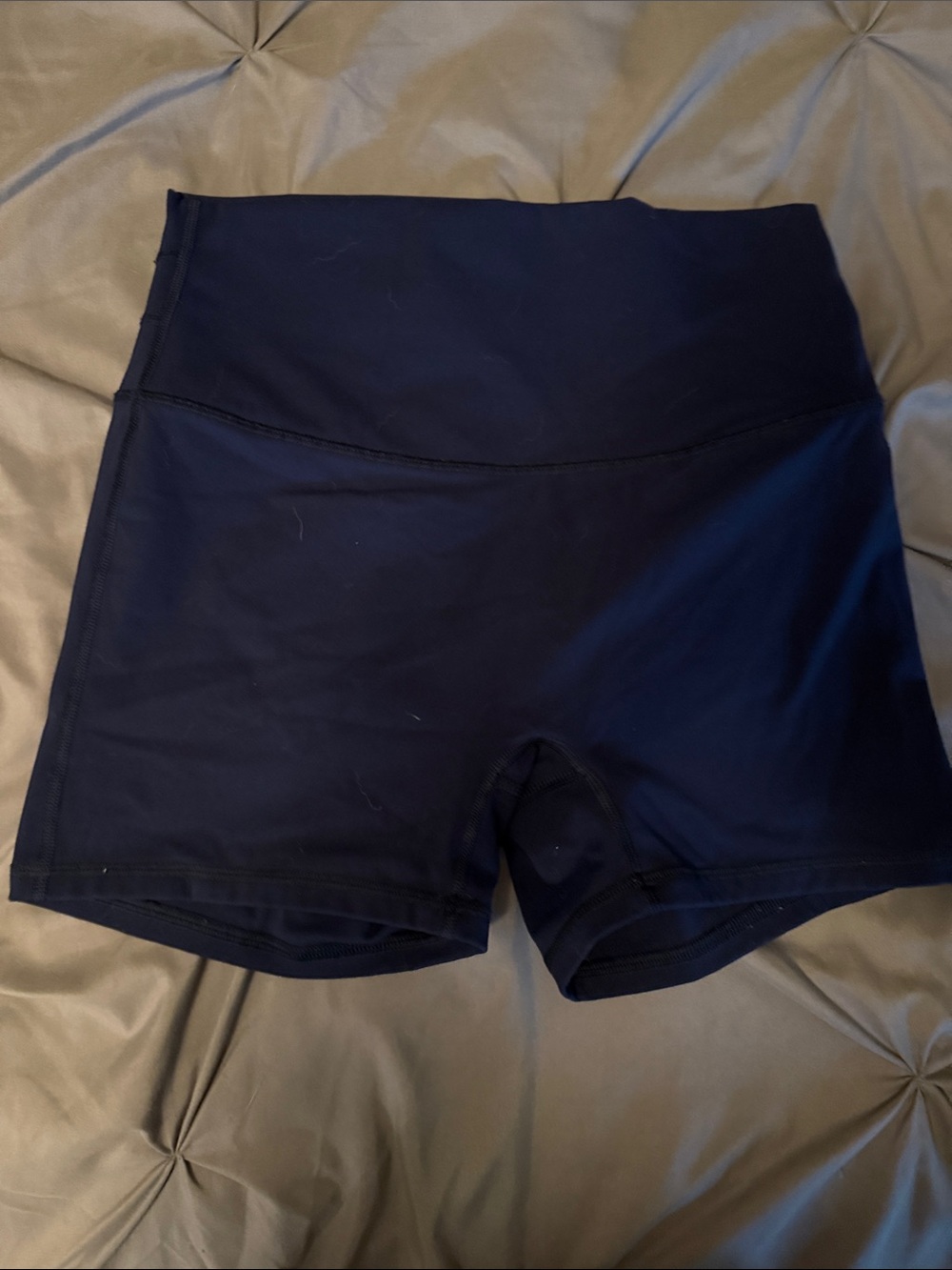 Amazon Women’s Bike Shorts in Navy High-Waist